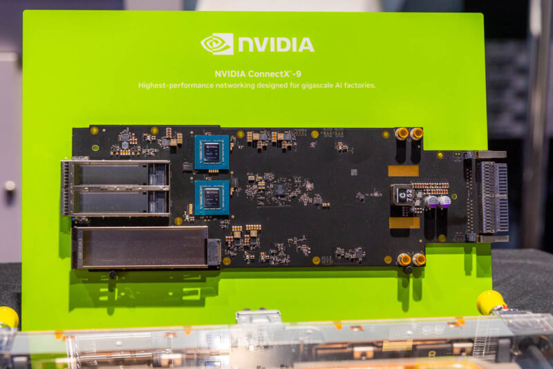Pegatron NVIDIA GTC 2026 Booth Tour NVIDIA ConnectX 9 1
