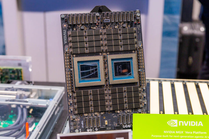 Pegatron NVIDIA GTC 2026 Booth Tour NVIDIA MGX Vera Platform 1