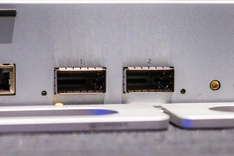 Pegatron NVIDIA GTC 2026 Booth Tour RA4803 72N3 SFP+ Ports 2