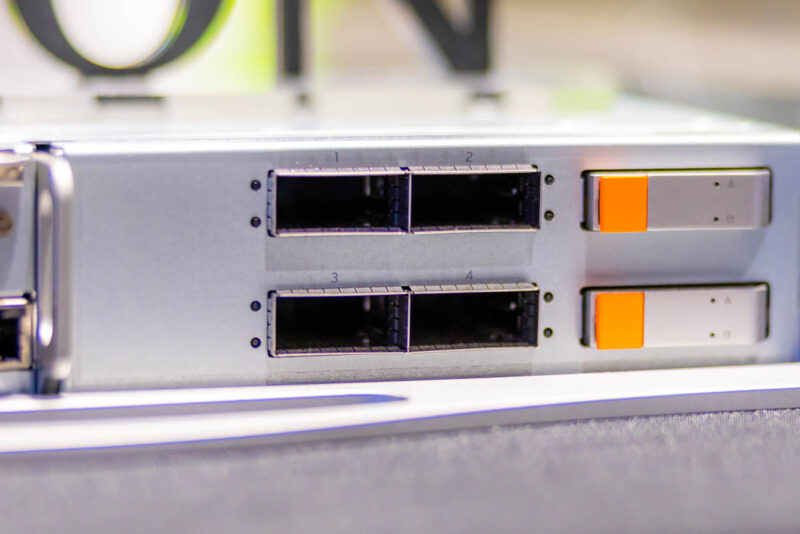 Pegatron NVIDIA GTC 2026 Booth Tour RA4803 72N3 SFP+ Ports 3