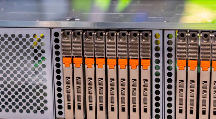 NVIDIA Vera Rubin NVL72 Rack and More in the Pegatron booth at GTC 2026 Pegatron NVIDIA GTC 2026 Booth Tour SS201 1A1 Series Drive Bay 1