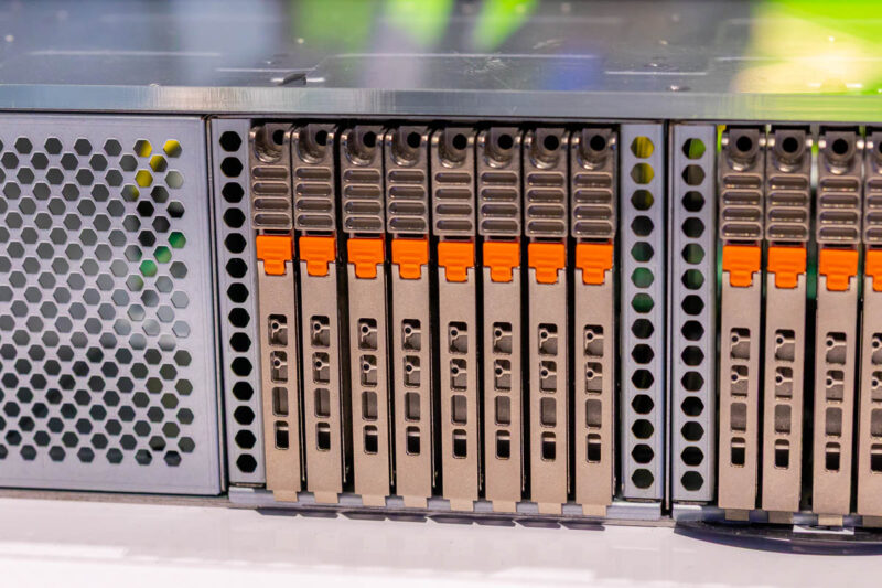 Pegatron NVIDIA GTC 2026 Booth Tour SS201 1A1 Series Drive Bay 1