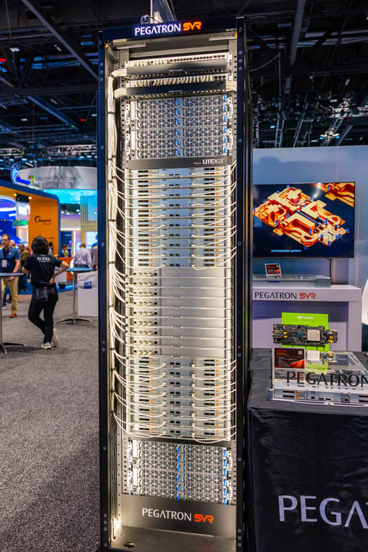 Pegatron NVIDIA GTC 2026 Booth Tour SVR Rack 1
