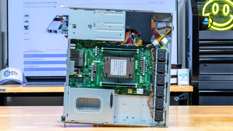 Supermicro SuperServer SYS 112D 40C FN8P Inside 3