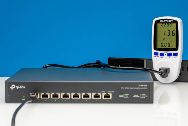 TP Link TL SX1008 10G Power Consumption 1