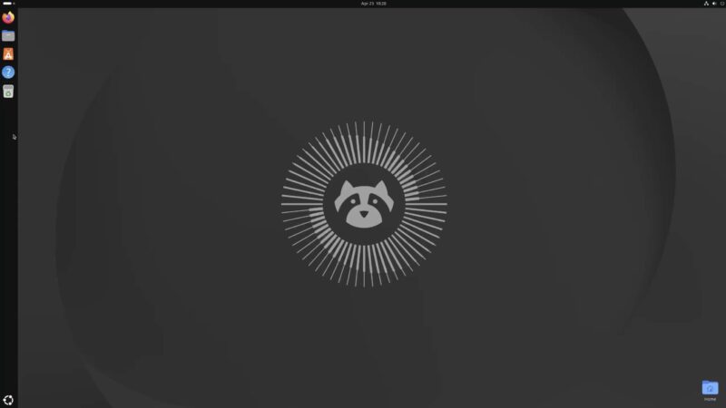 Ubuntu 26.04 LTS Desktop Dark Theme