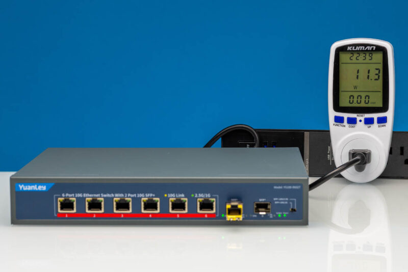 YuanLey YS100 0602T 10Gbps SFP+ Power Consumption 1