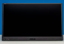 ASUS ZenScreen MB169CK USB-C and Mini-HDMI 15.6in Portable Monitor Review ASUS ZenScreen MB169CK front view