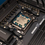 ASUS ROG Crosshair X870E Hero AMD Ryzen 9950X3D2 Installed 1