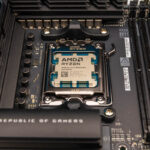 ASUS ROG Crosshair X870E Hero AMD Ryzen 9950X3D2 Installed 2