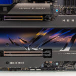 ASUS ROG Crosshair X870E Hero Bottom Half With PCIe Slots And Covers Installed 1
