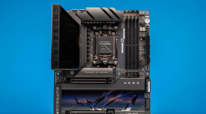 ASUS ROG Crosshair X870E Hero AMD AM5 Motherboard Quick Look ASUS ROG Crosshair X870E Hero Overview 1