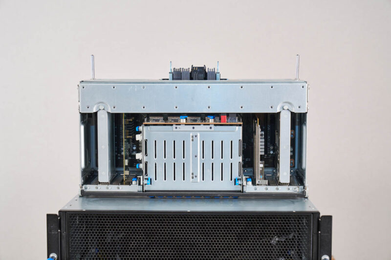 ASUS XA NB3I E12 Front IO Tray Out 7 Top