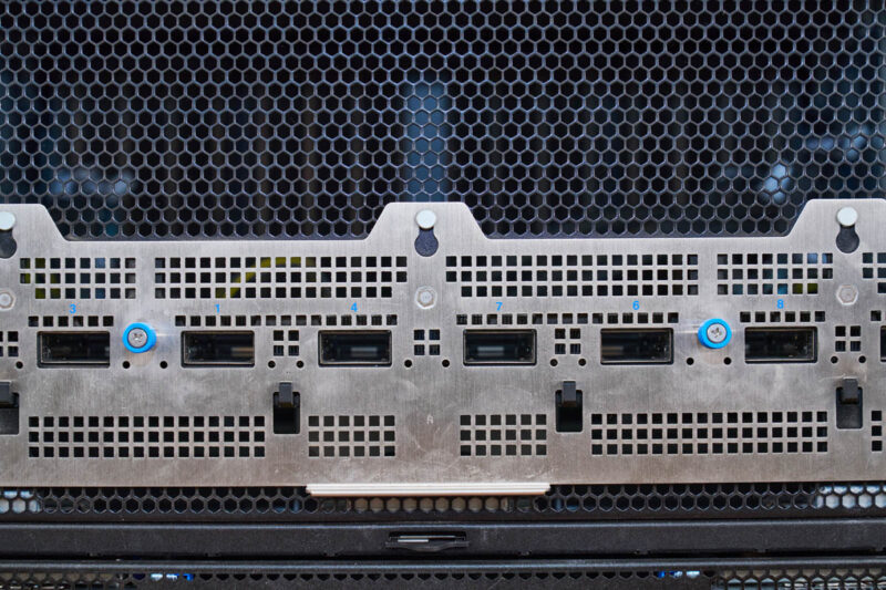 ASUS XA NB3I E12 Front OSFP NVIDIA ConnectX 8 Ports