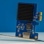 BZIZU PCIe Network Adapter Top Angled 1