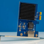 BZIZU PCIe Network Adapter Top Angled 2