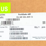 Fortinet FortiGate 40F Box Label 1