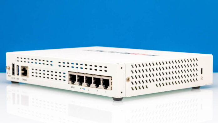 Fortinet FortiGate 40F Rear Angled 2