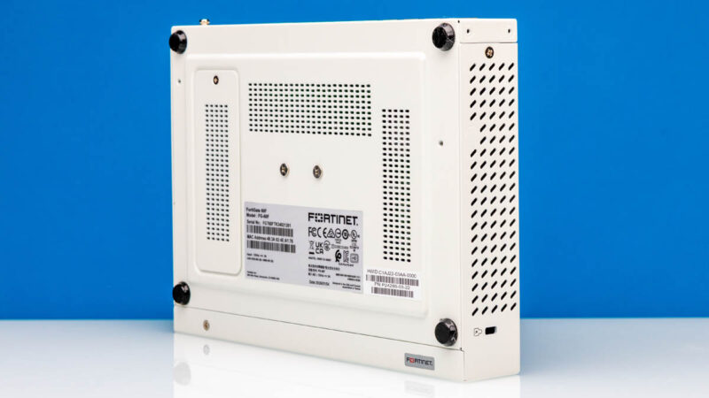 Fortinet FortiGate 60F Bottom Angled 2