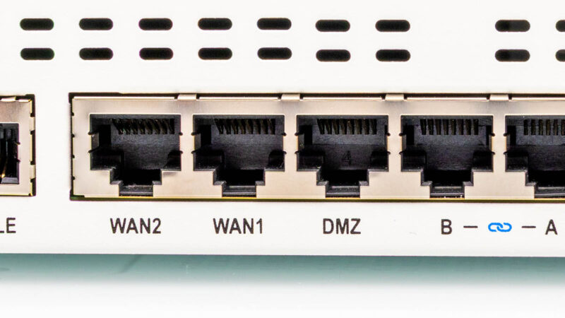 Fortinet FortiGate 60F RJ45 WAN+DMZ Port 1