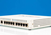 Fortinet FortiGate FG-60F Review A Bigger Gateway Firewall Fortinet FortiGate 60F Rear Angled 2