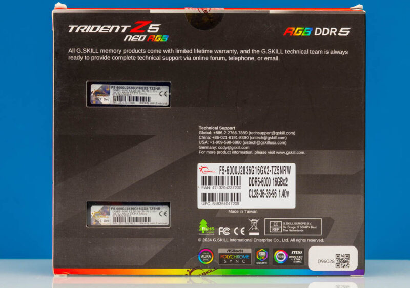 G.Skill Trident 5Z RGB Neo DDR5 6000 32GB 2x 16GB CL28 Kit 2