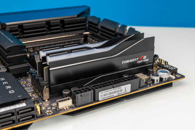 G.Skill Trident 5Z RGB Neo DDR5 6000 32GB 2x 16GB CL28 Kit In ASUS ROG Crosshair X870E Hero 1