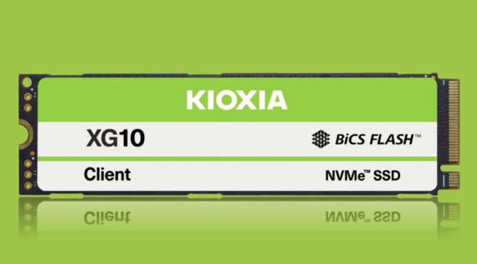 Kioxia XG10 Series PCIe Gen5 SSDs Announced Kioxia XG10 Cover