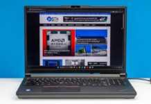 Lenovo ThinkPad P16 Gen 3 Review Portably Powerful Lenovo ThinkPad P16 Gen 3 Front Screen On 1