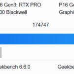 Lenovo ThinkPad P16 Gen 3 Geekbench Compute