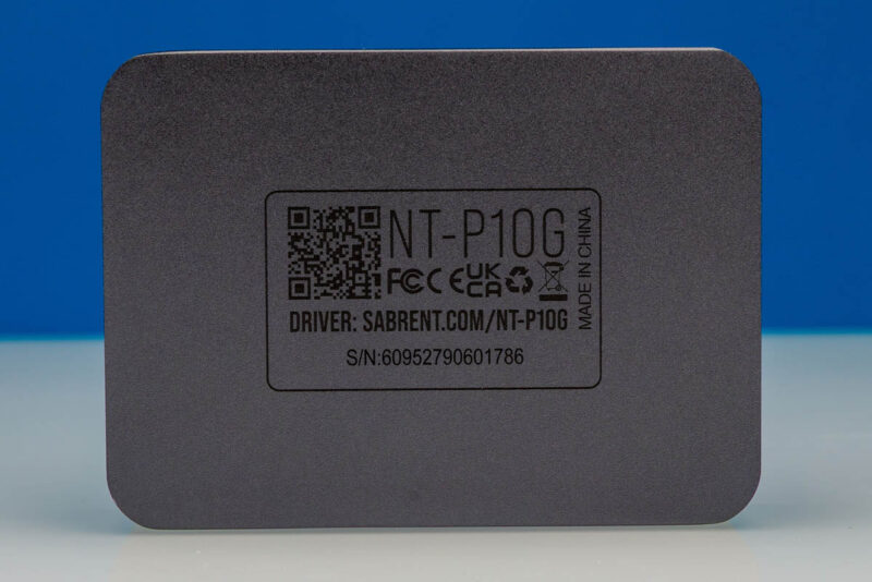 Sabrent USB4 To 10GbE Network Adapter Bottom 1