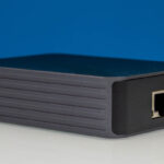 Sabrent USB4 To 10GbE Network Adapter Front Angled 2