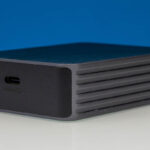Sabrent USB4 To 10GbE Network Adapter Rear Angled 2