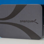 Sabrent USB4 To 10GbE Network Adapter Top Angled 1
