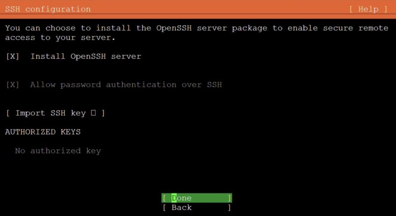 Xsight Labs E1 DPU Ubuntu Installation Step 10 Install OpenSSH Server