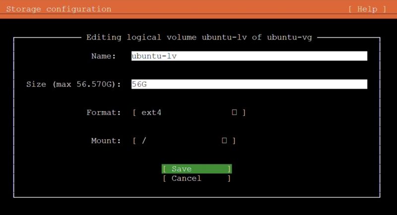 Xsight Labs E1 DPU Ubuntu Installation Step 8 Resize Ubuntu Lv