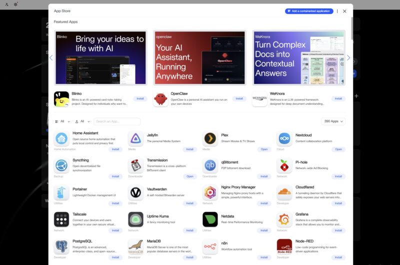 ZimaOS App Store