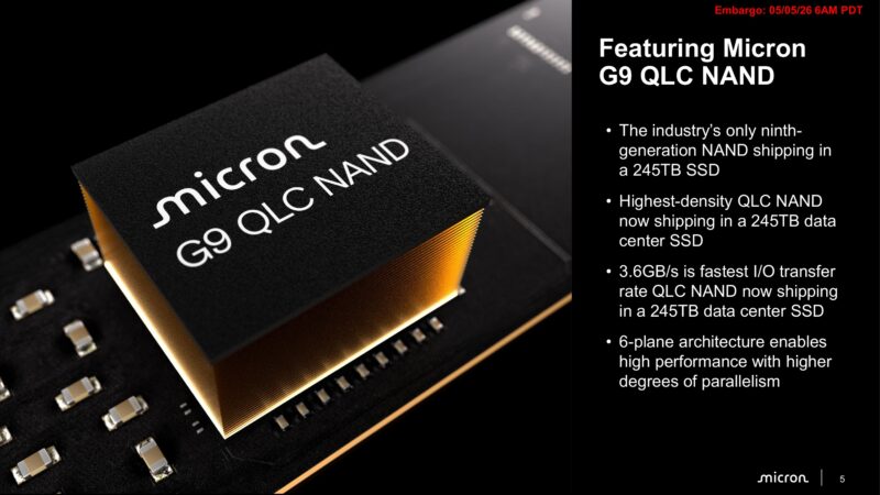 Micron 6600 ION featuring G9 QLC NAND