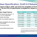 PCI-SIG PCIe 8.0 specification draft 0.5 target features
