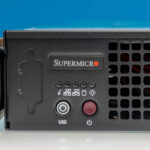 Supermicro SYS-112D-36C-FN3P power button and status LEDs