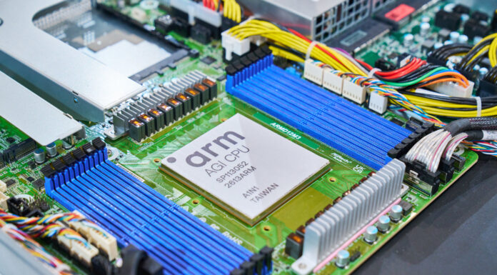 ASRock Rack Had One of the First Arm AGI Servers at Computex 2026 ASRock 1U4E1S ARM AGI CPU