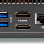 ASRockRack NUC BOX 358H HDMI 2.1 Ports 1