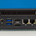 ASRockRack NUC BOX 358H Rear 1