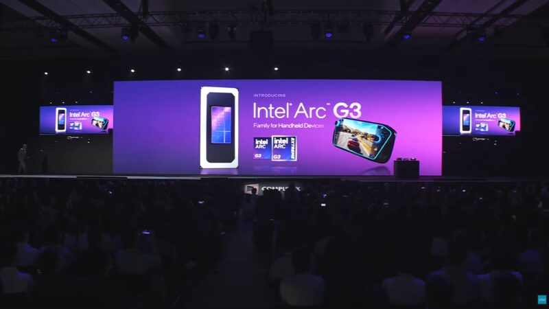 Intel Computex 2026 Keynote Arc G3