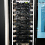 MiTAC AMD Instinct™ MI355X Al Liquid Cooled Rack Full View