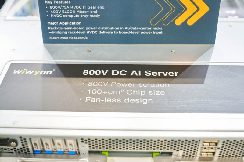 Wiwynn 800V Next Gen AI Server Label