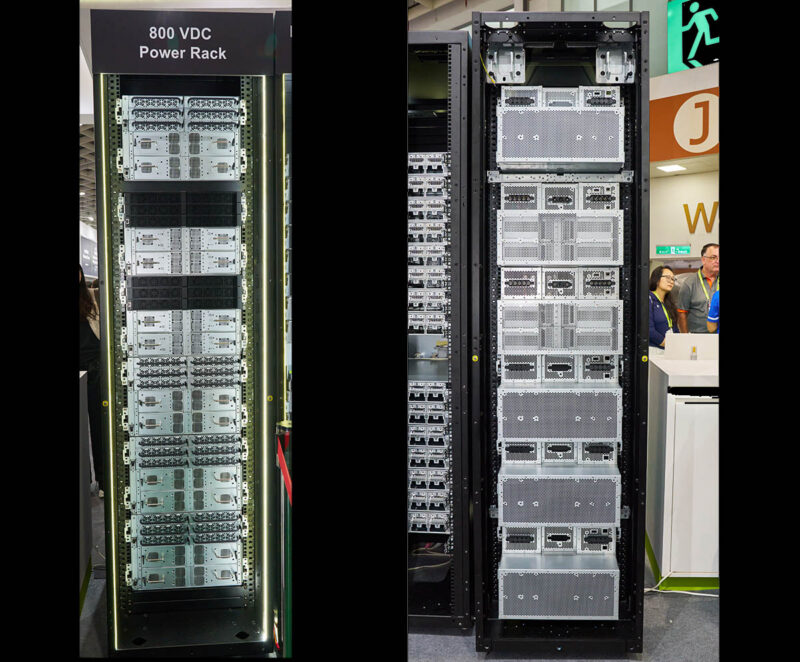 Wiwynn Booth Computex 2026 800VDC Power Rack Front And Rear Copy