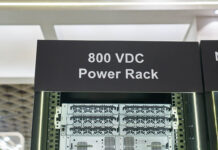 Liquid-Cooling a TE Connectivity 800V DC Busbar and More from the Wiwynn Booth Wiwynn Booth Computex 2026 800VDC Power Rack Top
