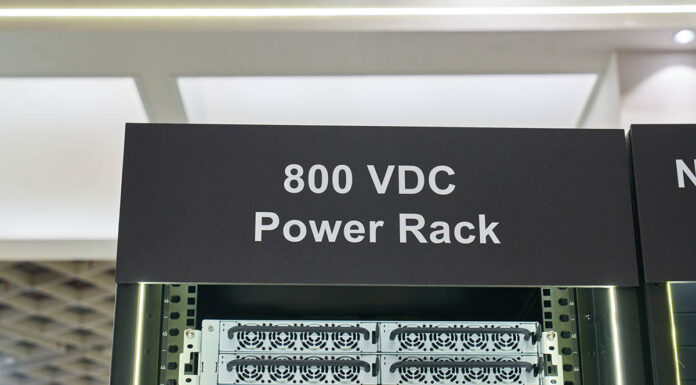 Liquid-Cooling a TE Connectivity Busbar and More from the Wiwynn Booth Wiwynn Booth Computex 2026 800VDC Power Rack Top