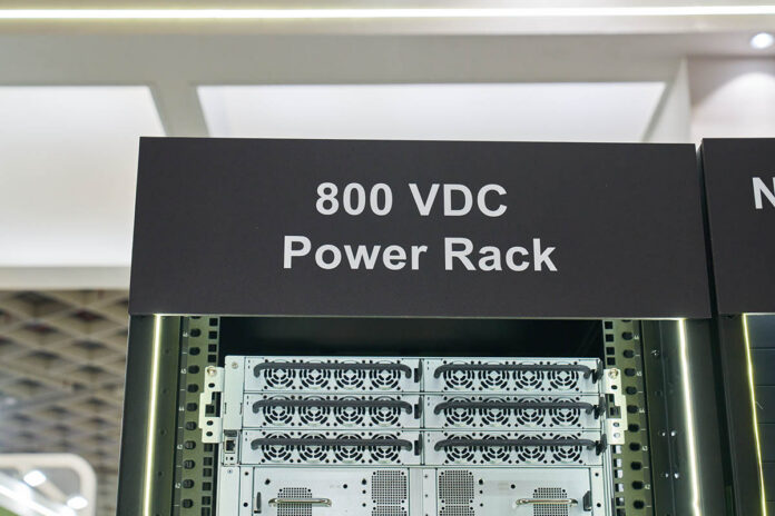 Wiwynn Booth Computex 2026 800VDC Power Rack Top